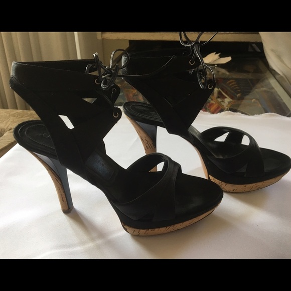 Auth-Casadei platform ankle strap heel size 6 1/2 - Picture 2 of 6