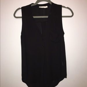 black sheer tank top