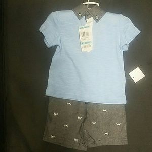 BRAND NEW 6-9 Months Boy's Shorts outfit