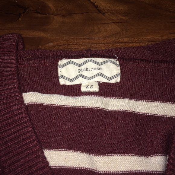 stripped half sleeve hoodie - Picture 2 of 3