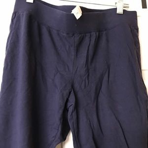 Fabletics navy light weight joggers small EUC