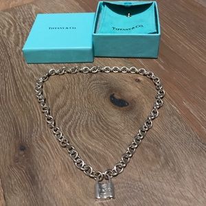 Tiffany & Co padlock necklace