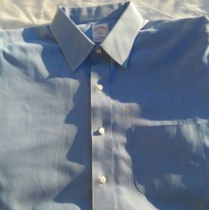 Brooks Brothers Button Down Mens Size L 16.5/7