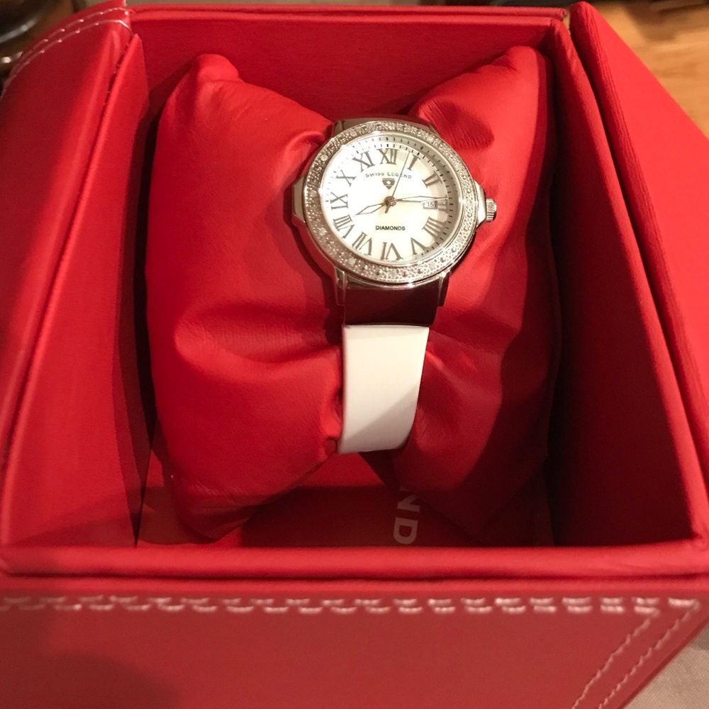 Swiss legend white diamonds ⌚️