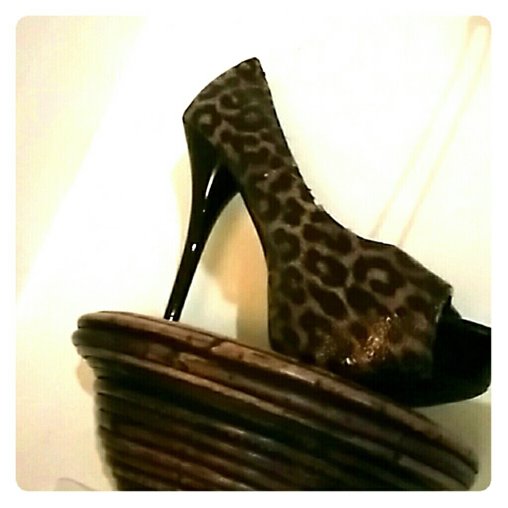 Leopard Heels