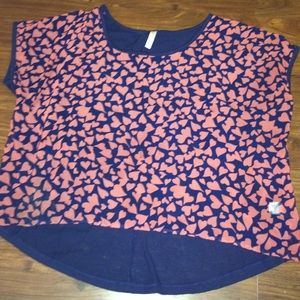 Heart crop top