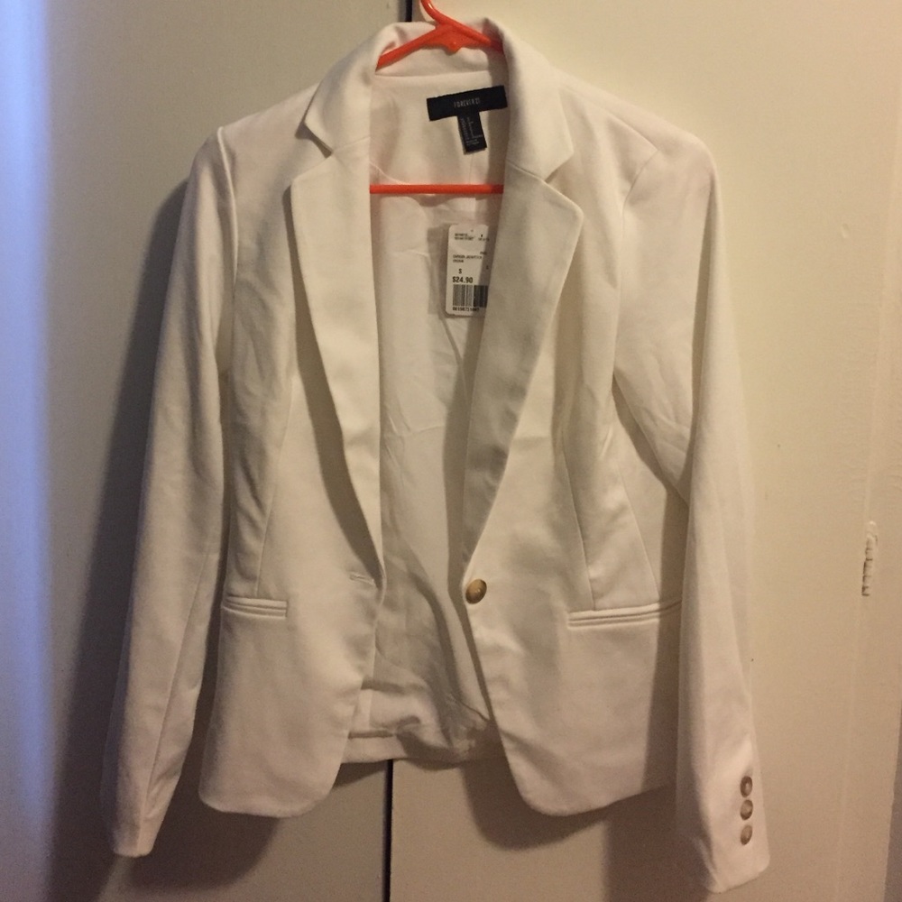 White blazer
