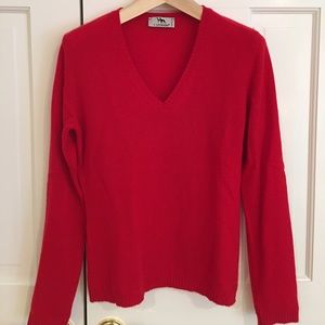 I Levrieri Red Cashmere Sweater