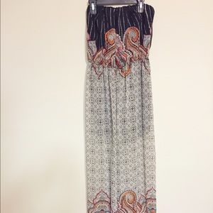 Multi-colored Chiffon Jumpsuit