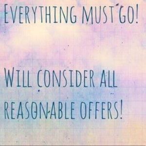 You never know until you offer! Closet clean out!!