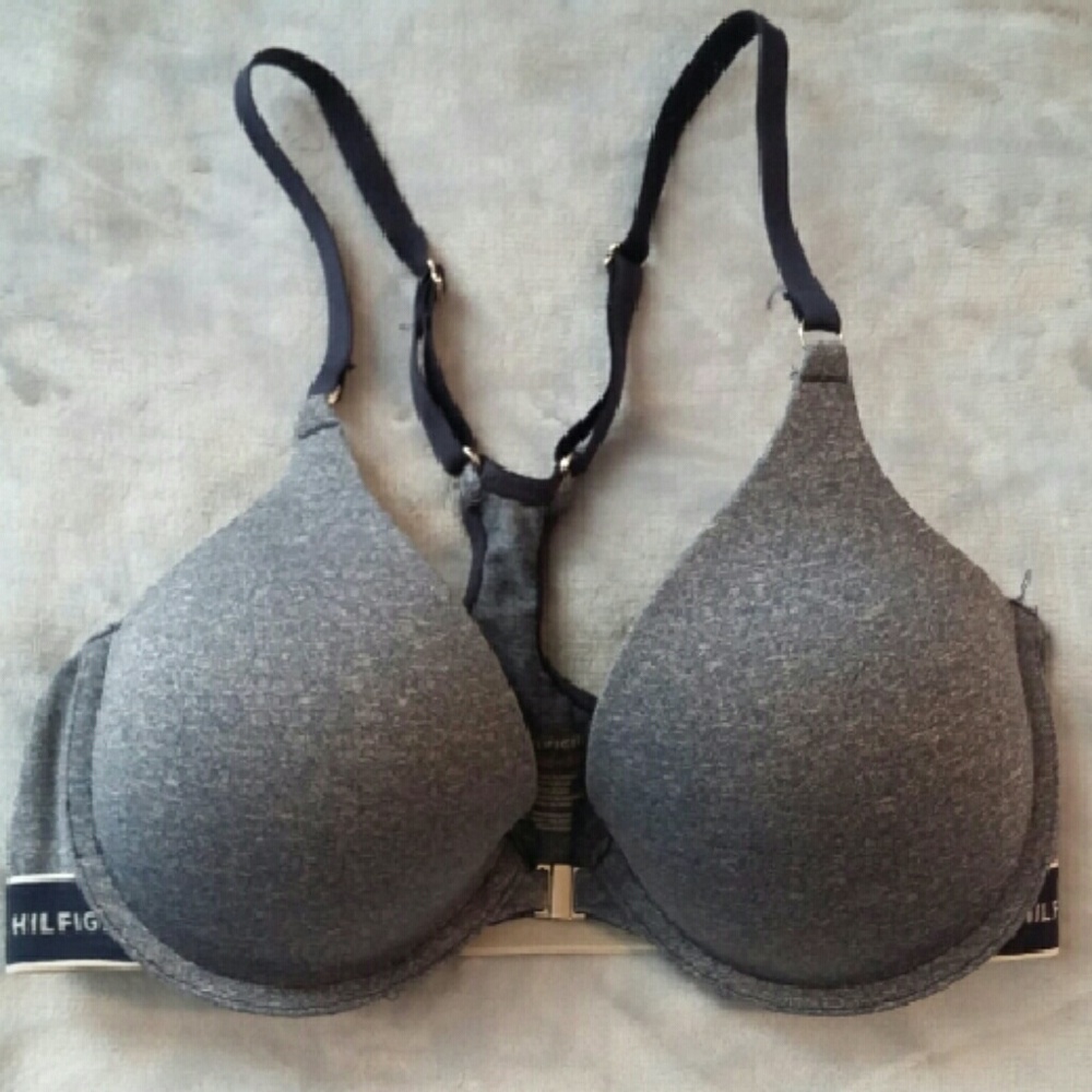 Tommy Hilfiger front closure racerback bra