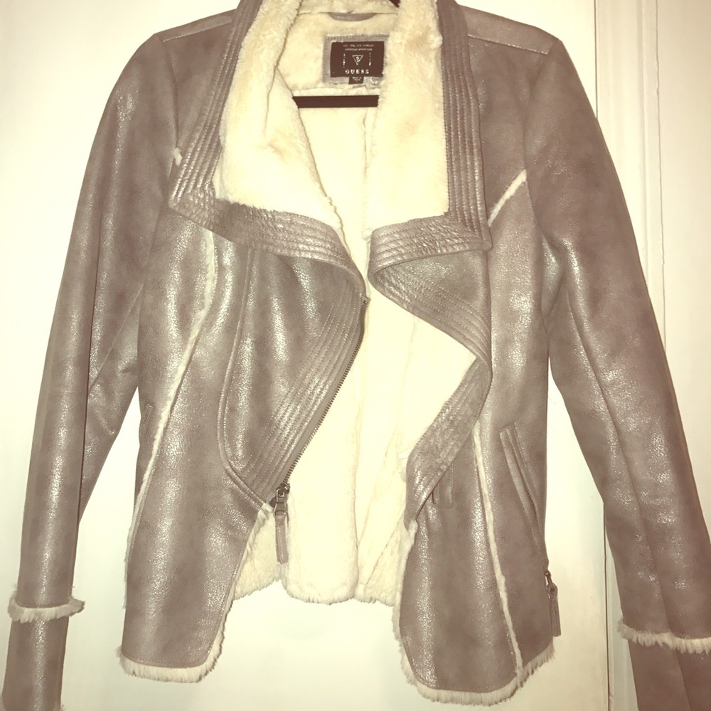 Guess winter fur Jacket. Like new