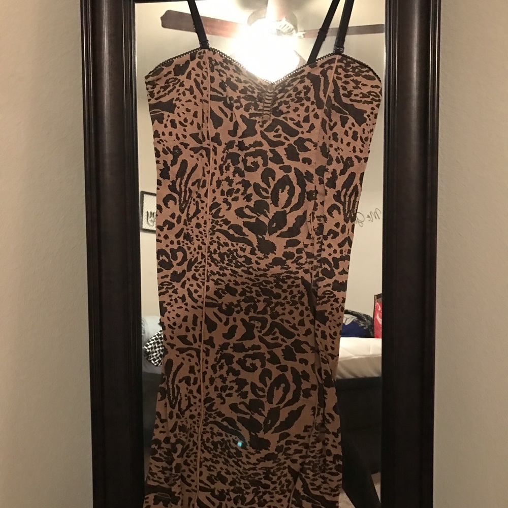 Leopard nylon and spandex intimates free people!