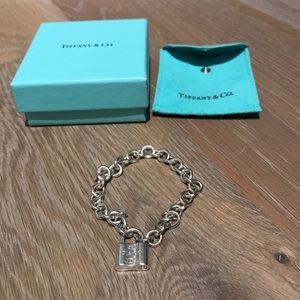 Tiffany @ Co padlock bracelet
