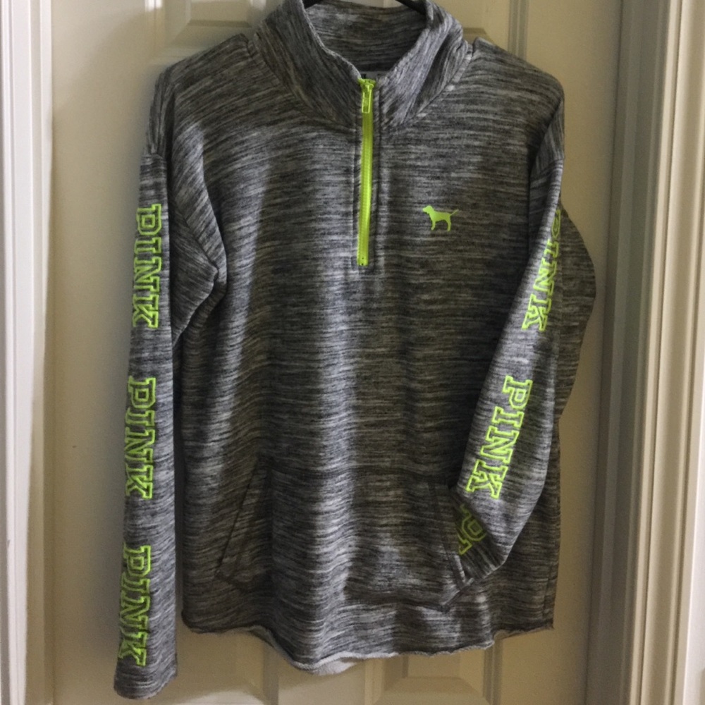 FREE PINK T w/ purchase of PINK half zip pullover