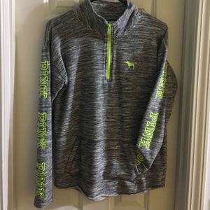 FREE PINK T w/ purchase of PINK half zip pullover