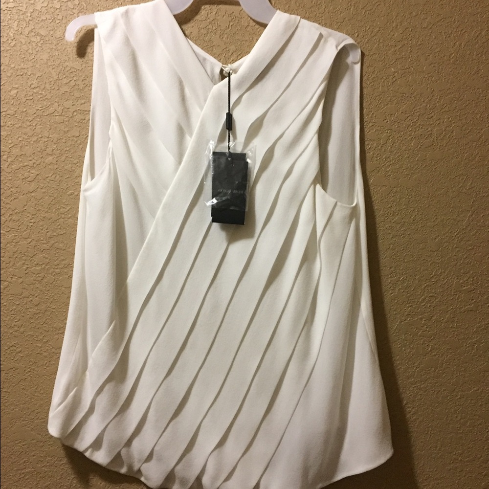 Giorgio Armani blouse in white