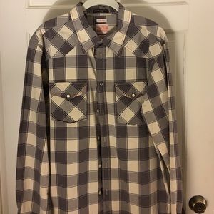 JACHs men's plaid cowboy shirt