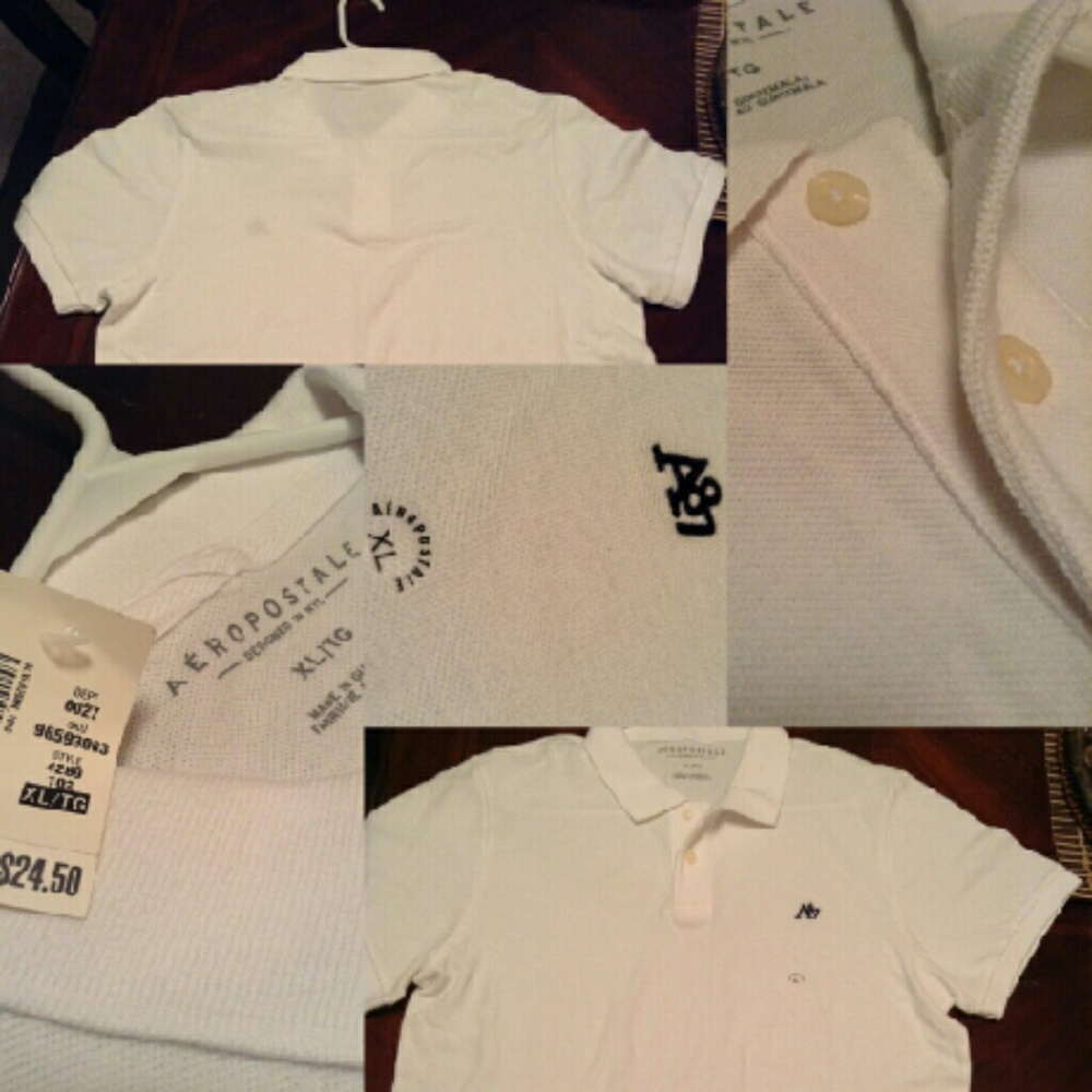 White AEROPOSTALE collared shirt X-Large in Men's