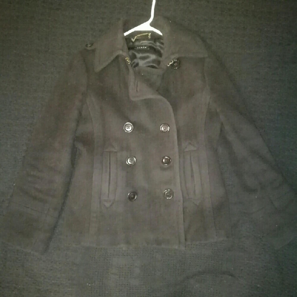 J.Crew Peacoat with Thermal lining.