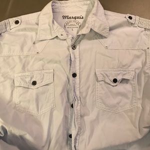 Marquis, lrg,cotton,soft, tons of detail, long slv