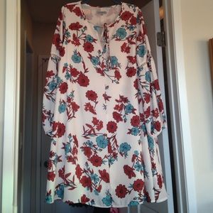 ASOS Flower Print Swing Dress