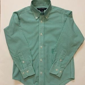 Brooks Brothers Green Gingham Shirt