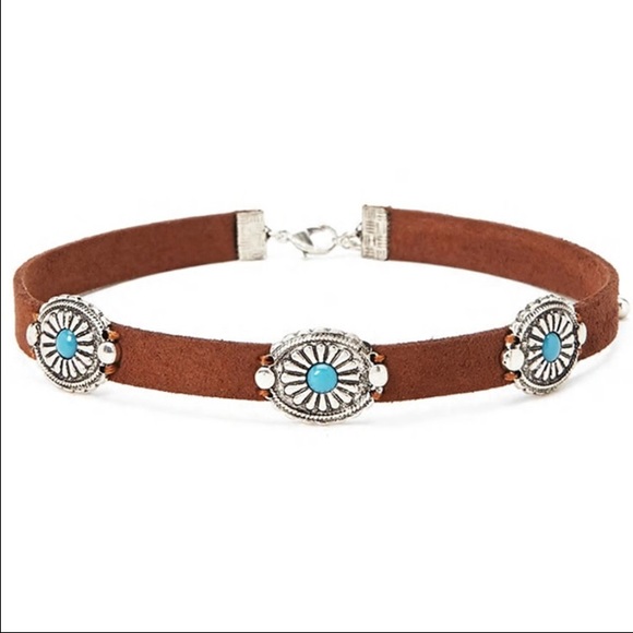 ❗1 Left ❗Bohemian Velvet Choker - Picture 2 of 6