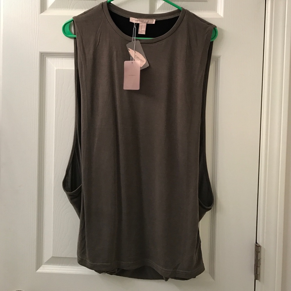 Forever 21 Olive green tank