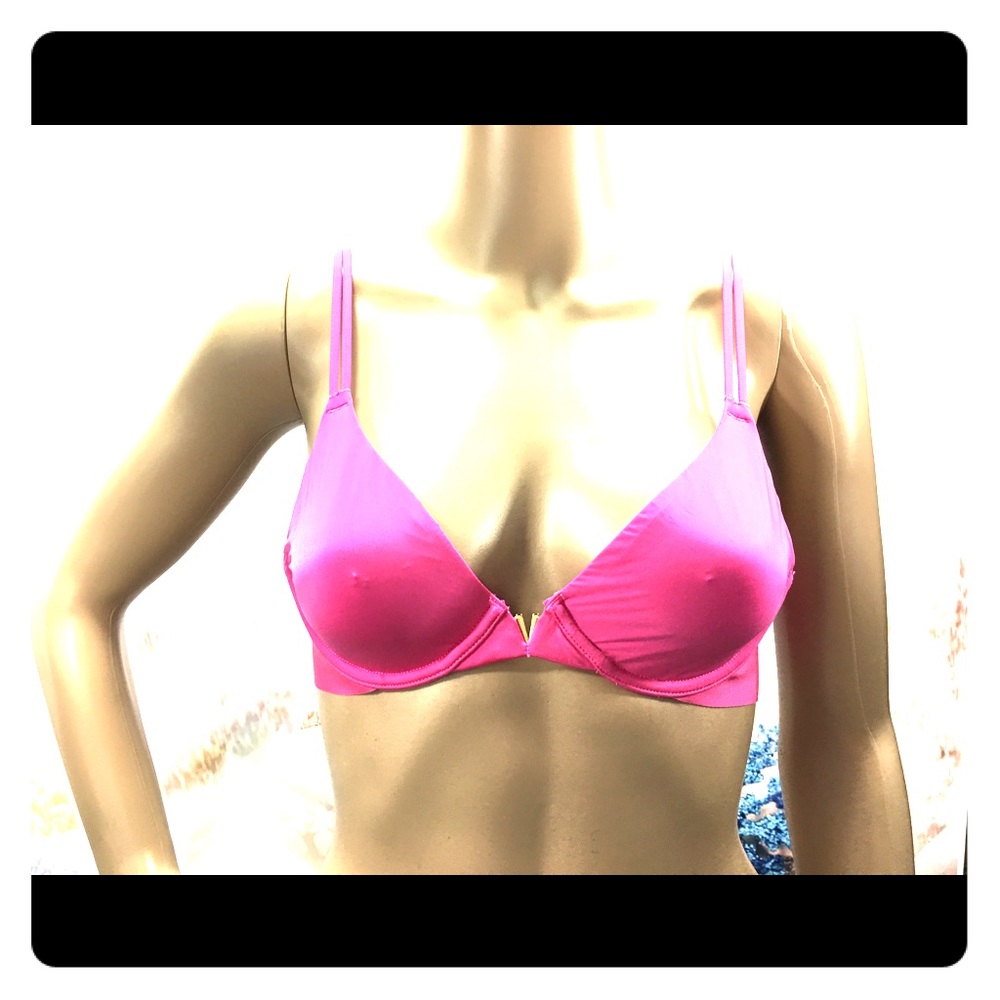 Victoria's Secret Hot Pink Plunge Bra 34A NWT