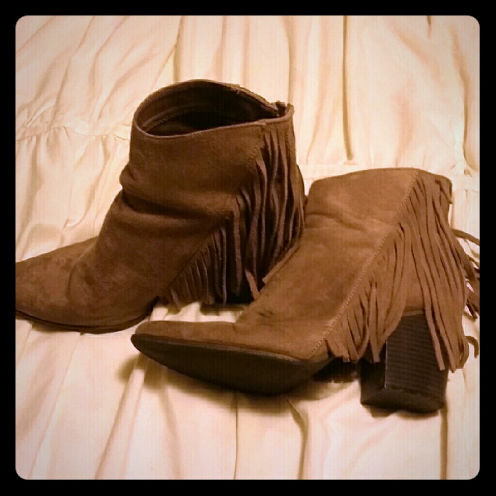 Women's Fringe Booties