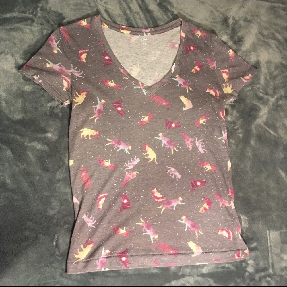 Urban Outfitters Galaxy Cat t-shirt