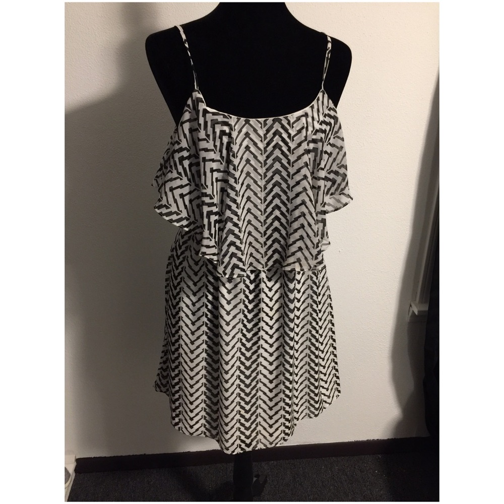 Black and white dress