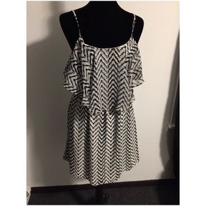 Black and white dress