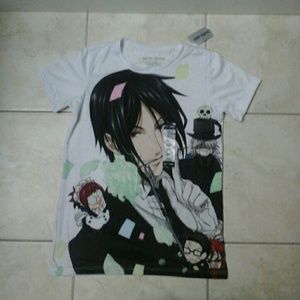 NWT Kuroshitsuji Black Butler Anime Shirt