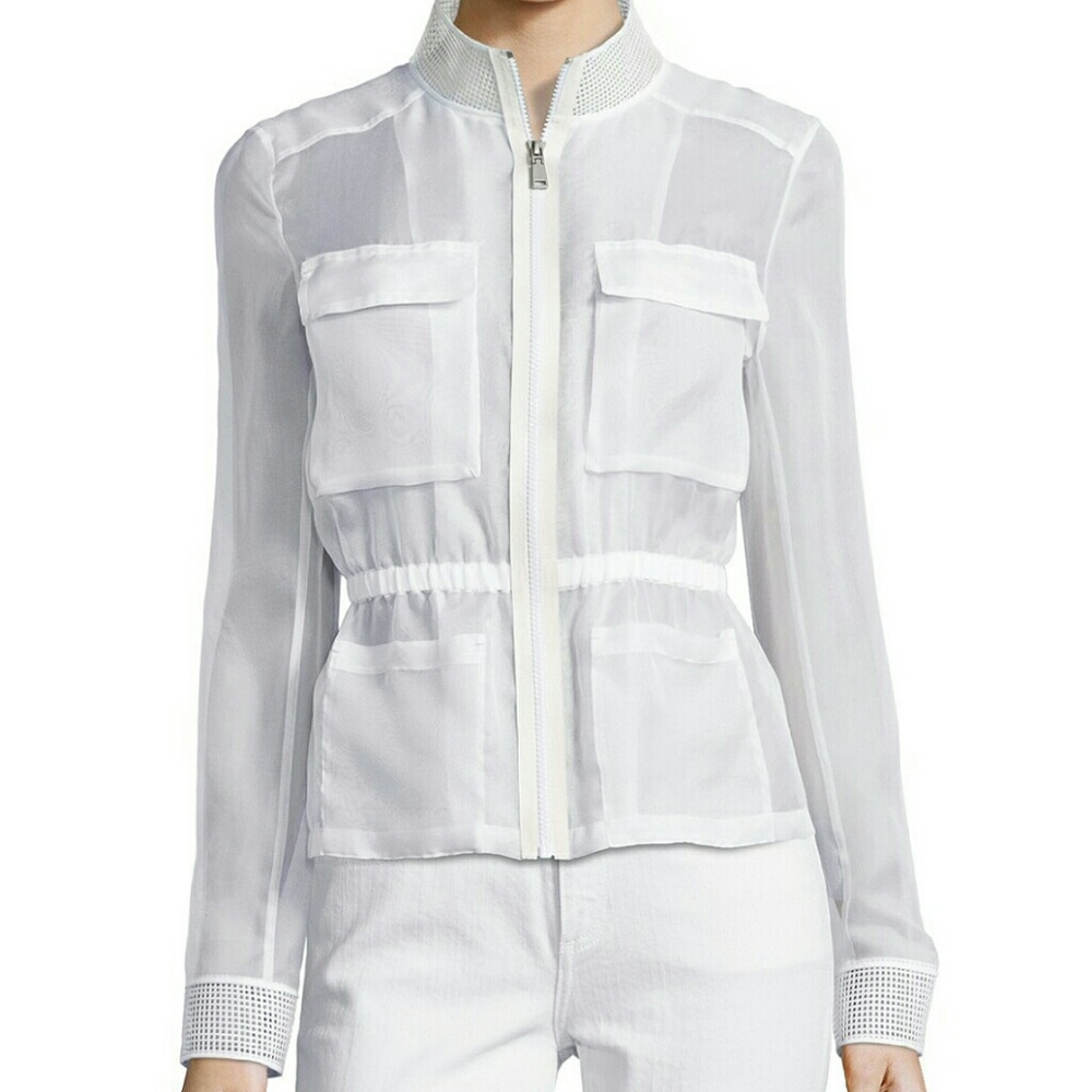 Elie Tahari women's silk jacket size s