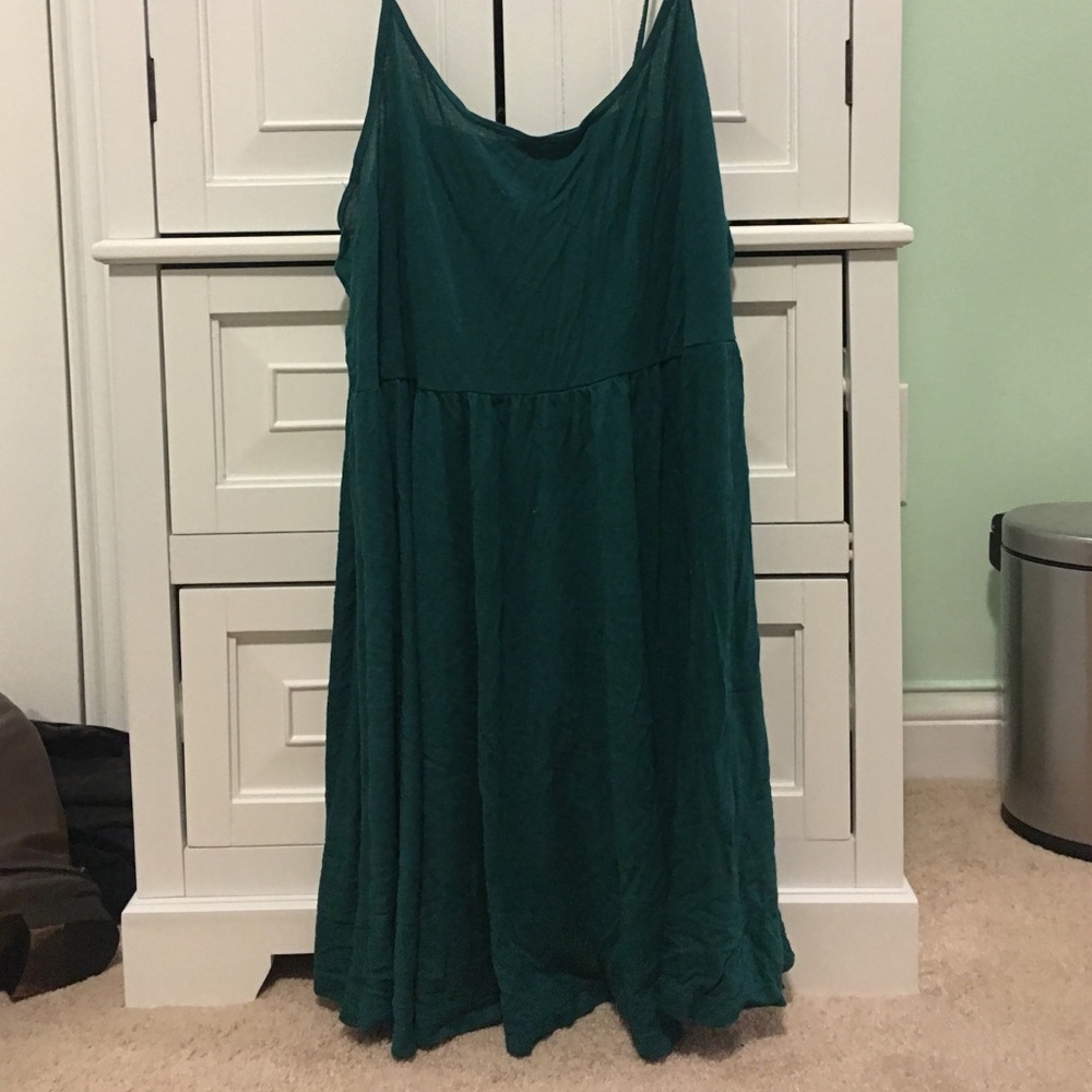 green/turquoise short dress - so comfy