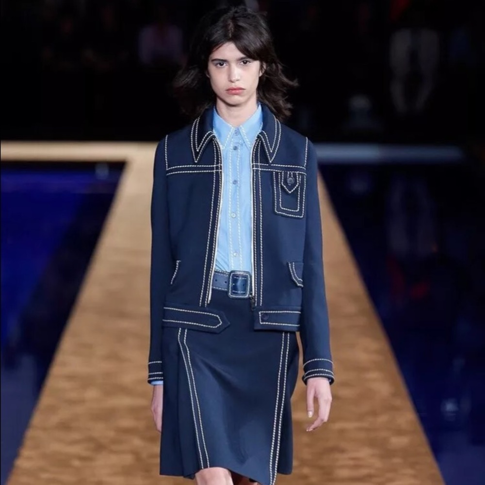 Prada Spring 2015 Virgin Wool Coat