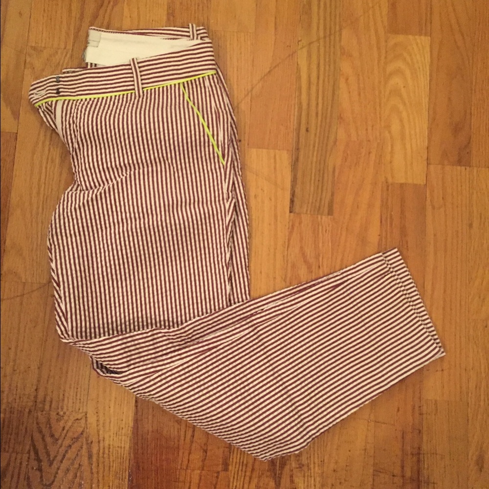 Striped capris
