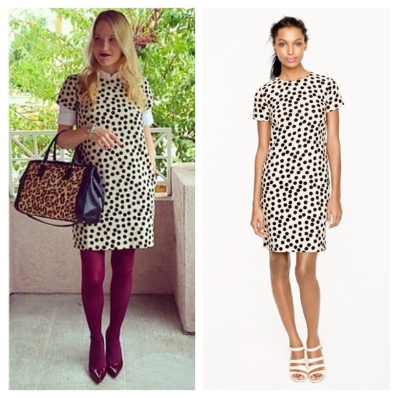 J. Crew Dresses & Skirts - ❌SOLD!❌.crew / optic scattered dot dress