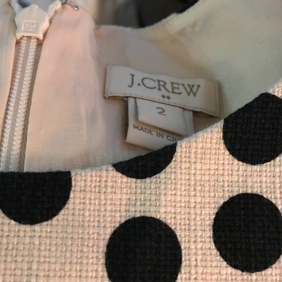 ❌SOLD!❌.crew / optic scattered dot dress - Picture 3 of 4