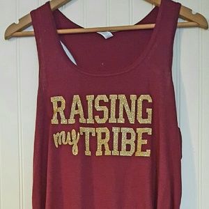 Flowy racerback tank