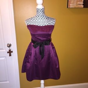 Formal Strapless Mini Dress