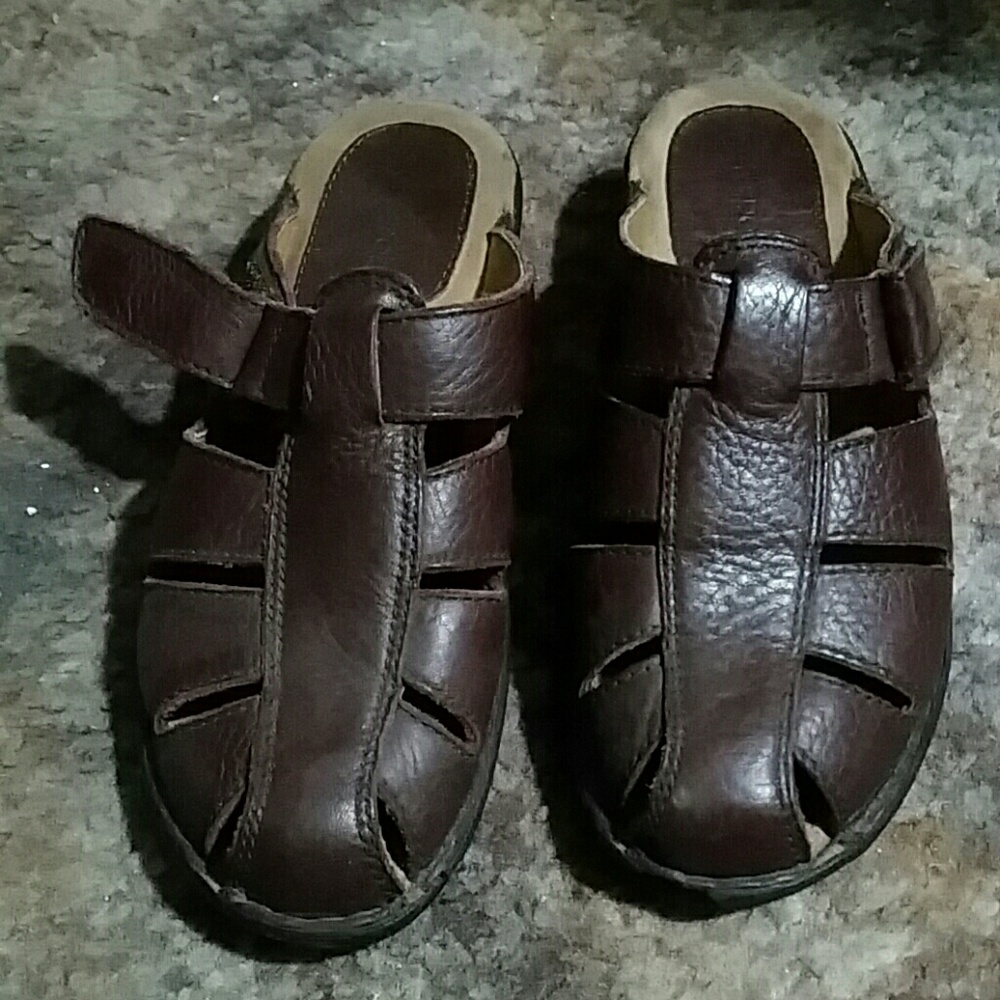 Leather fisherman sandals size 8.5
