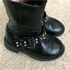 Toddler Girl Biker Boots