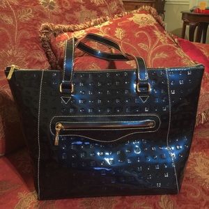 Arcadia Ocean Blue Embossed Bag!