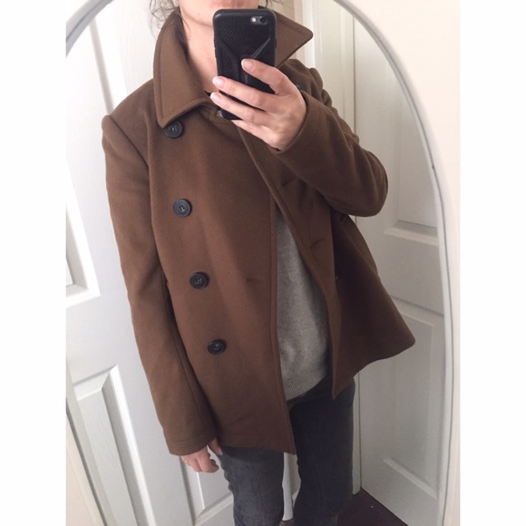 •Theory Virgin Wool Jacket Peacoat - Picture 5 of 8