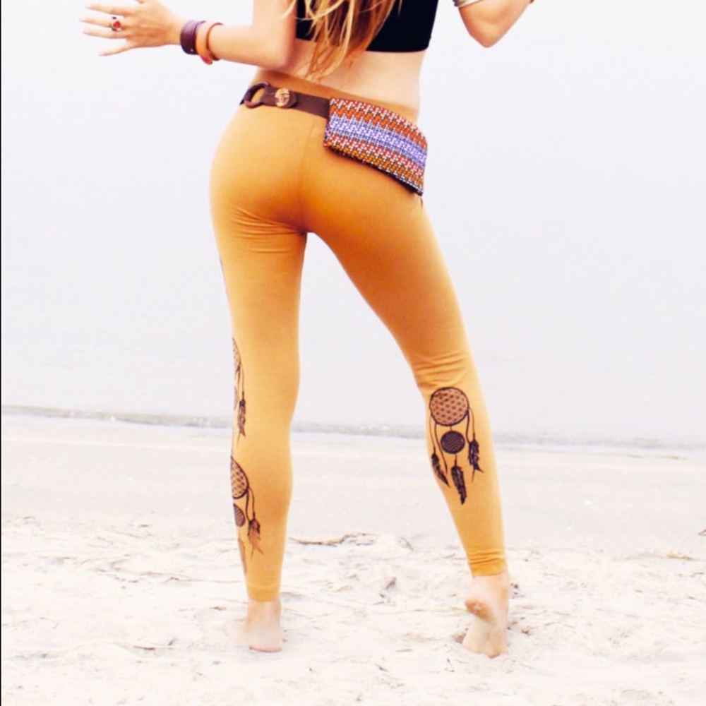 AA Dream Catcher Print Leggings Yoga Dreamcatcher - Picture 2 of 4