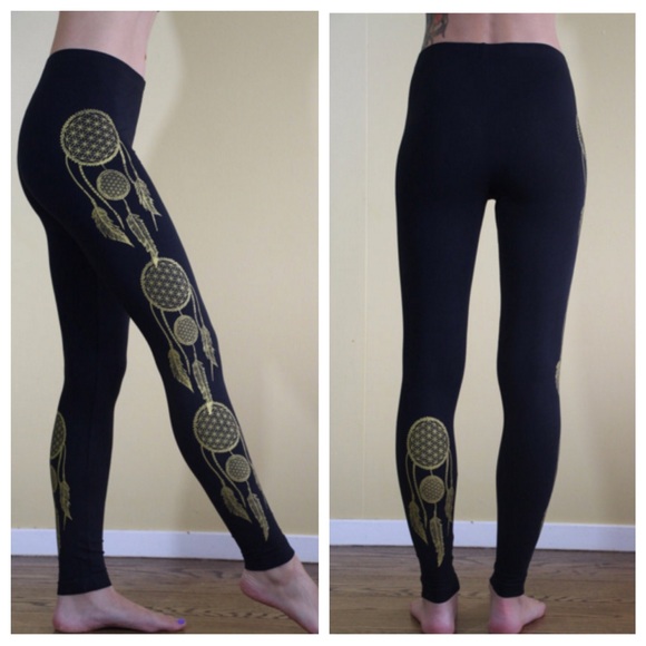 AA Dream Catcher Print Leggings Yoga Dreamcatcher - Picture 3 of 4