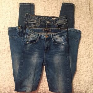 Zara jeans 2 bundle jeans